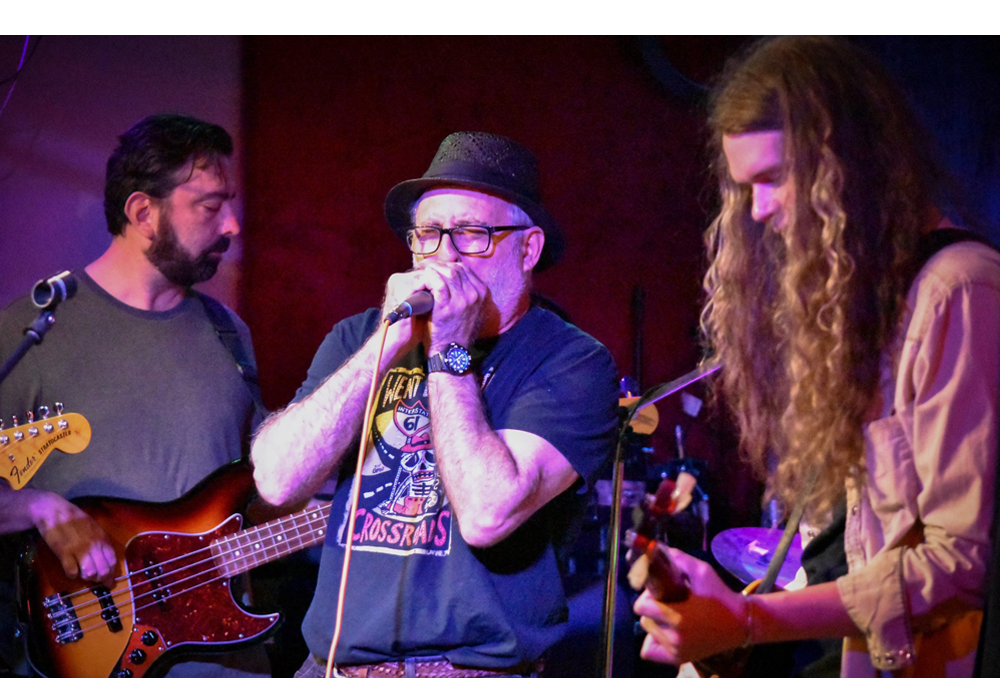 The Charlie Soul Band: Charlie Soul blowing the Blues Harp